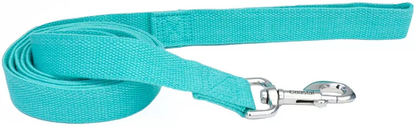 6 feet x 1"W Coastal Pet New Earth Soy Dog Lead Mint Green