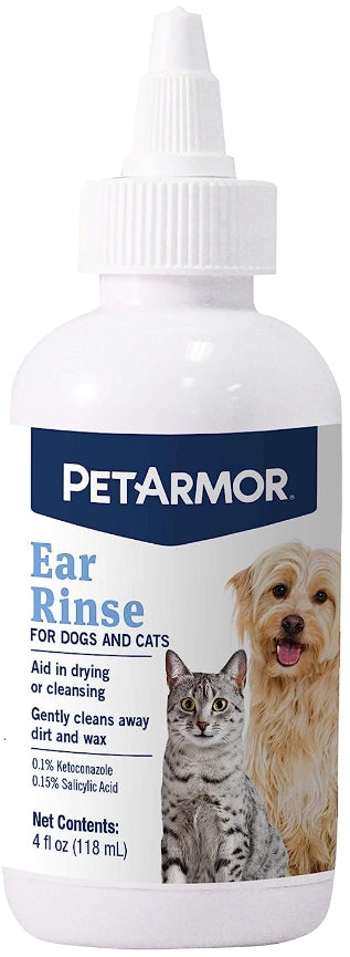 4 oz PetArmor Ear Rinse for Dogs and Cats