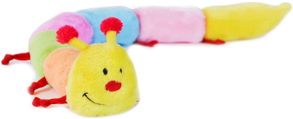 1 count ZippyPaws Plush Deluxe Caterpillar Toy