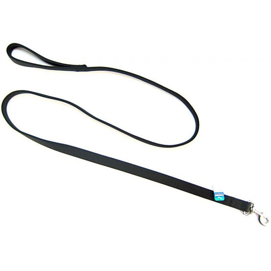 Large - 1 count Coastal Pet Double Nylon Lead for Dogs Black