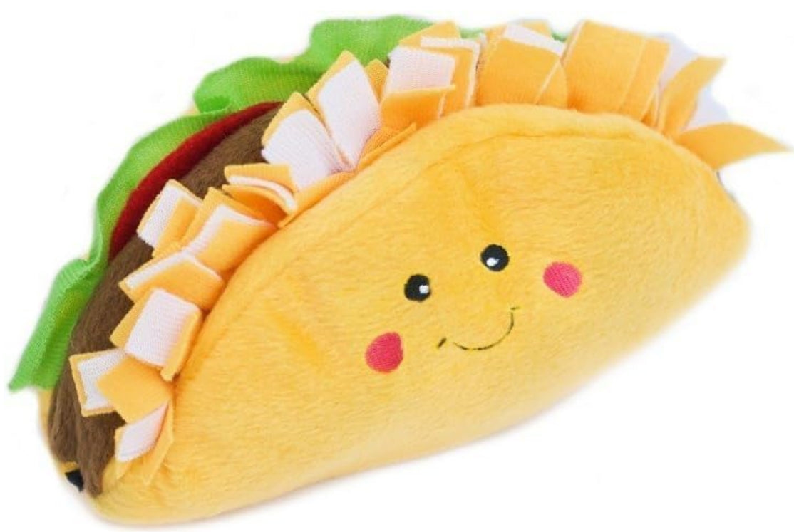 1 count ZippyPaws NomNomz Taco Toy