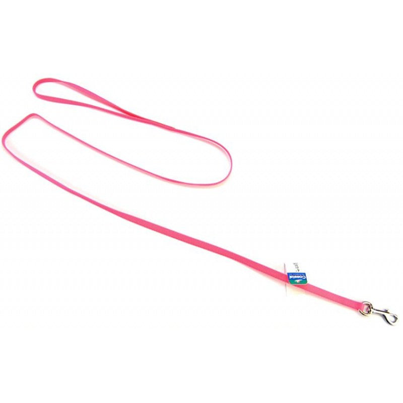 4 feet x 3/8"W Coastal Pet Single Nylon Lead Neon Pink