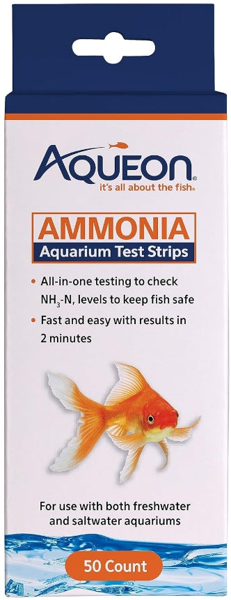 50 count Aqueon Ammonia Aquarium Test Strips