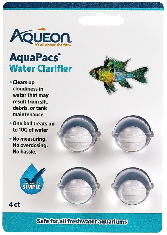 4 count Aqueon AquaPacs Water Clarifier