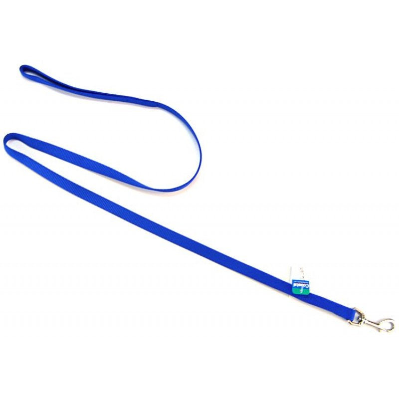 4 feet x 5/8"W Coastal Pet Single Nylon Lead Blue