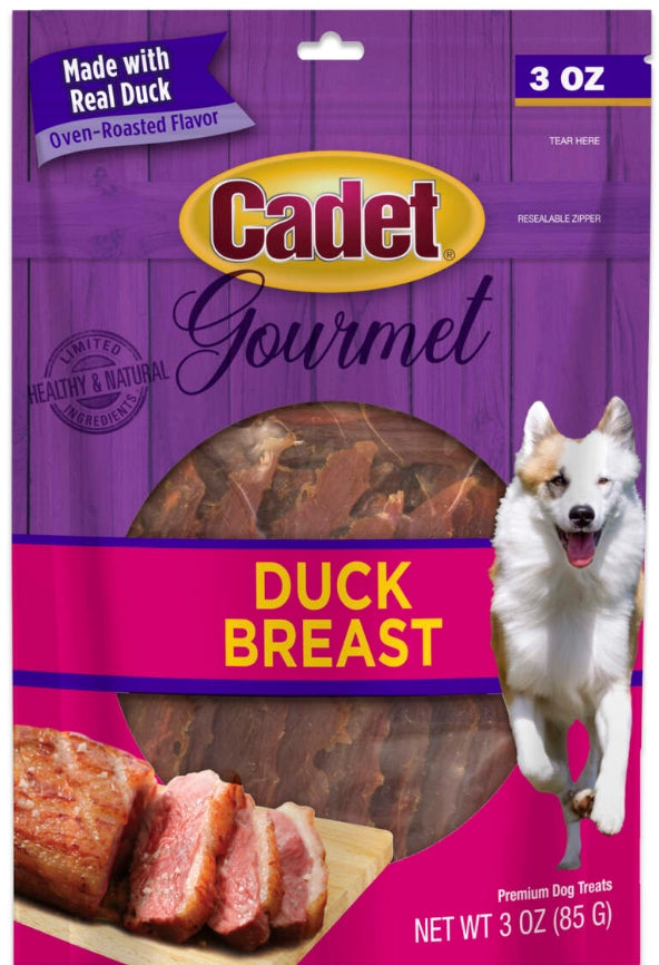 3 oz Cadet Gourmet Duck Breast Treats for Dogs