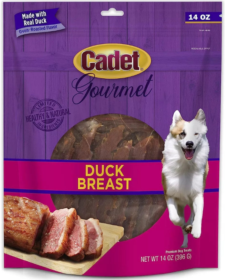 14 oz Cadet Gourmet Duck Breast Treats for Dogs