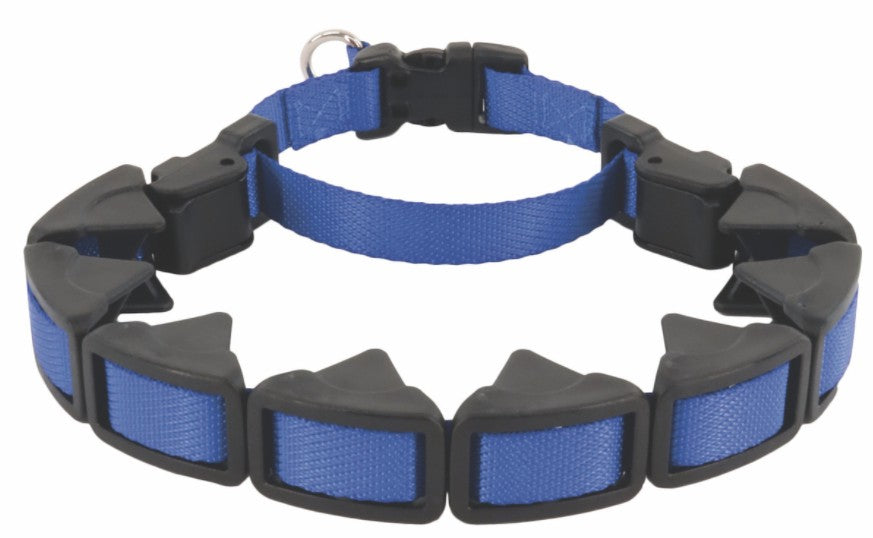 22" long Coastal Pet Natural Control Training Collar Blue