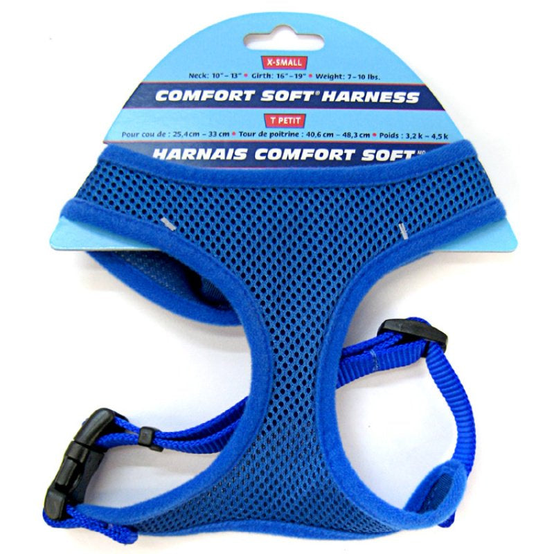 X-Small - 1 count Coastal Pet Comfort Soft Harness Blue