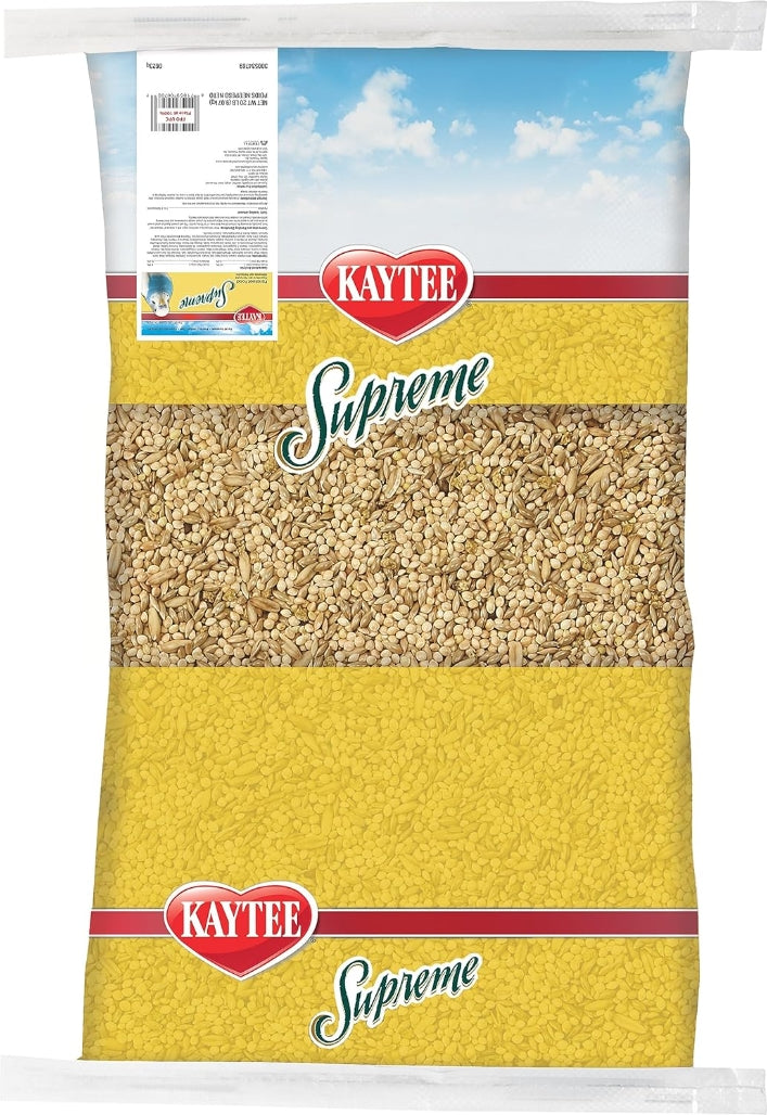 25 lb Kaytee Supreme Fortified Daily Diet Parakeet