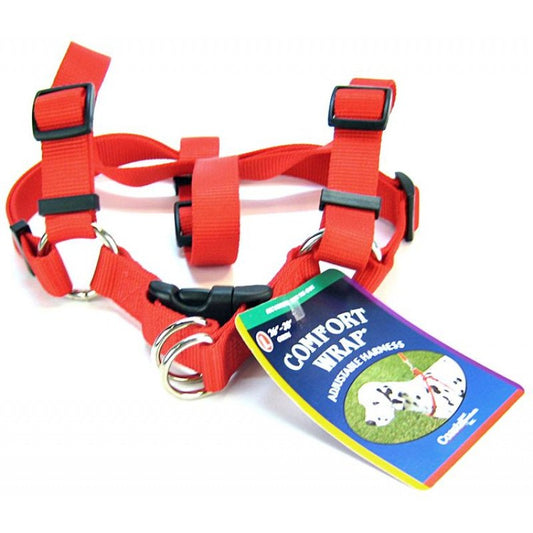 Large - 1 count Coastal Pet Comfort Wrap Adjustable Harness Red