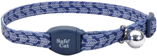 12"L x 3/8"W Coastal Pet Safe Cat Breakaway Collar Grey Arrows