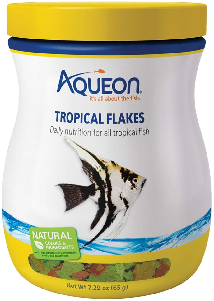 2.29 oz Aqueon Tropical Flakes Fish Food