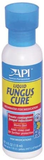 4 oz API Liquid Fungus Cure Freshwater Fish Medication for Aquariums