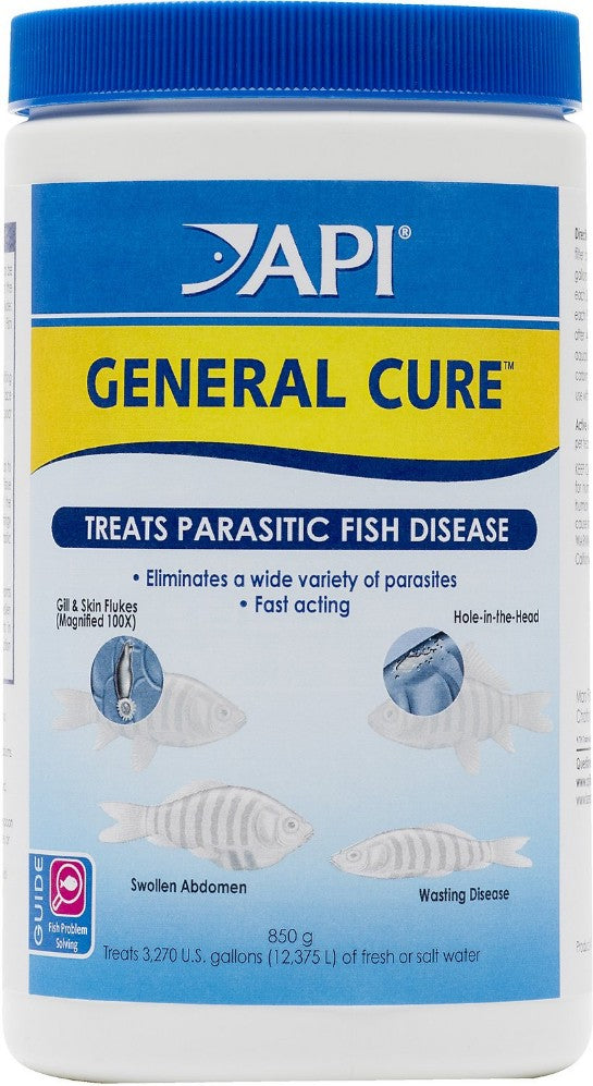 850 gram API General Cure Powder Treats Parasitic Fish Disease