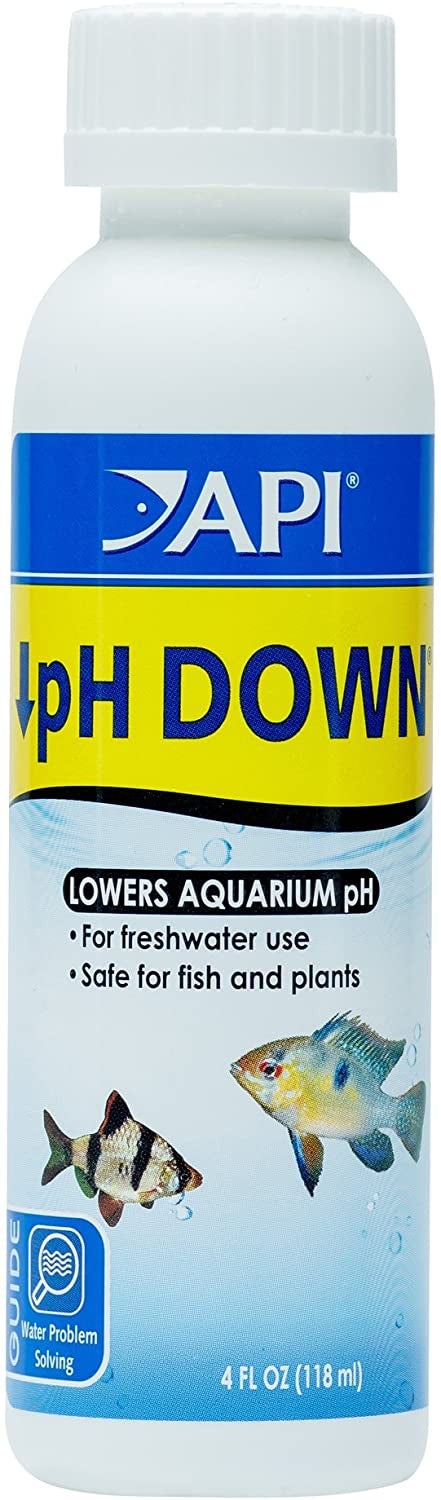 4 oz API pH Down Lowers Aquarium pH for Freshwater Aquariums