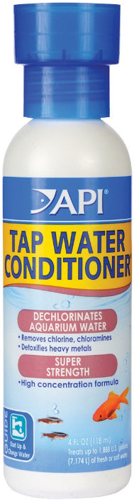 4 oz API Tap Water Conditioner Detoxifies Heavy Metals and Dechlorinates Aquarium Water