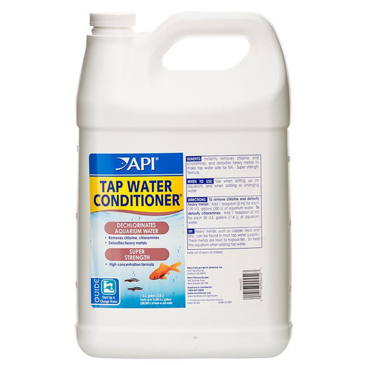 1 gallon API Tap Water Conditioner Detoxifies Heavy Metals and Dechlorinates Aquarium Water