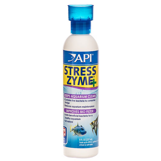 8 oz API Stress Zyme Plus Bio Filtration Booster