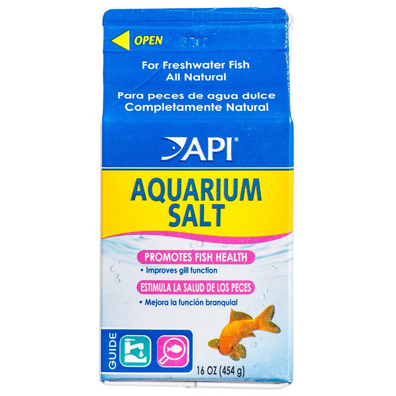 16 oz API Aquarium Salt Promotes Fish Health for Freshwater Aquariums