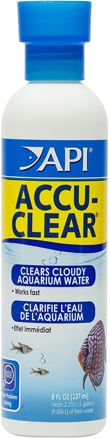 8 oz API Accu-Clear Clears Cloudy Aquarium Water