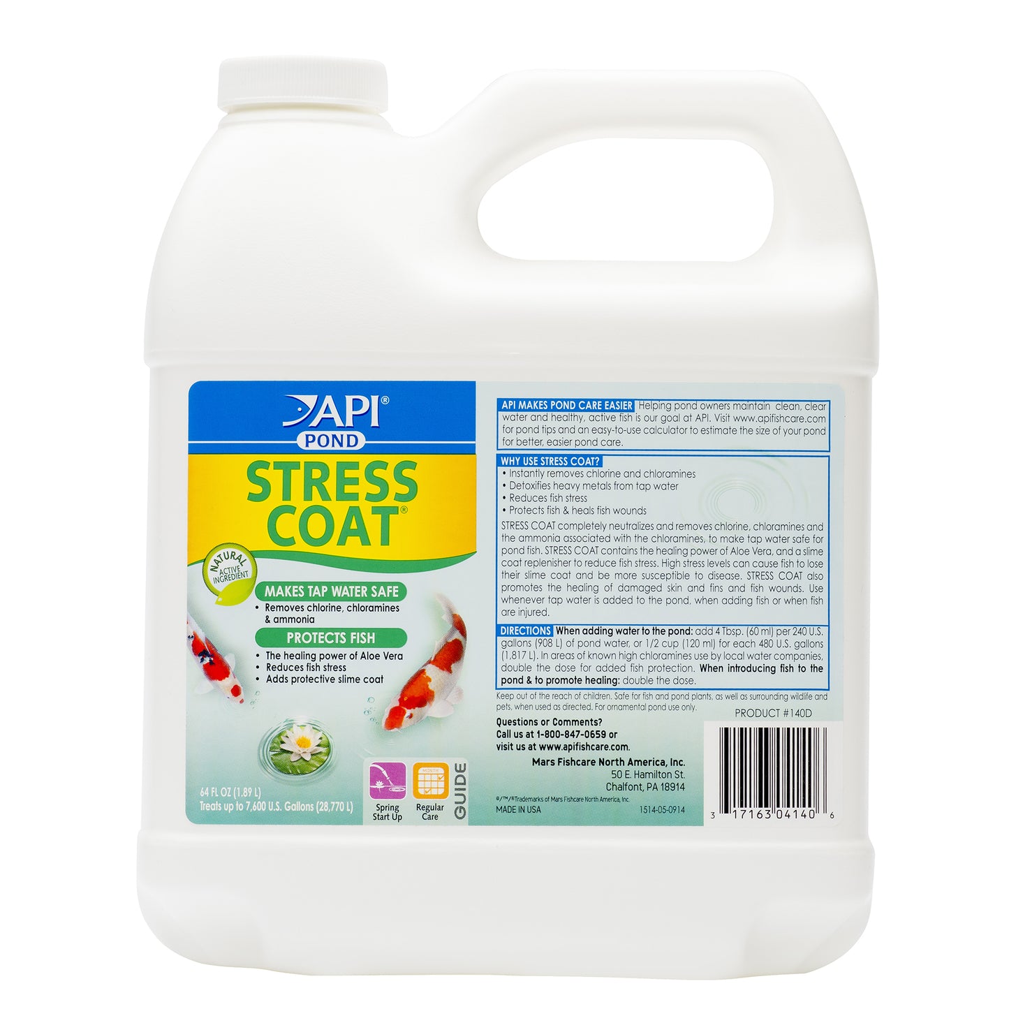 64 oz API Pond Stress Coat Water Conditioner