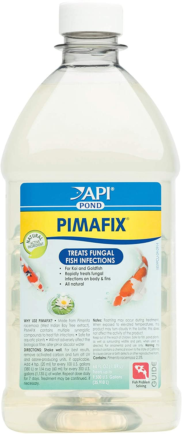 64 oz API Pond Pimafix Treats Fungal Fish Infections for Koi and Goldfish