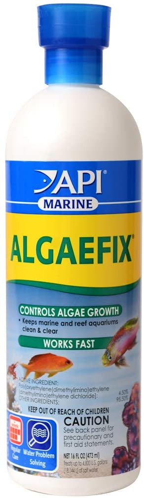 16 oz API Marine AlgaeFix Controls Algae Growth and Works Fast