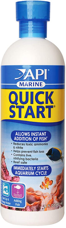 16 oz API Marine Quick Start Allows Instant Addition of Fish