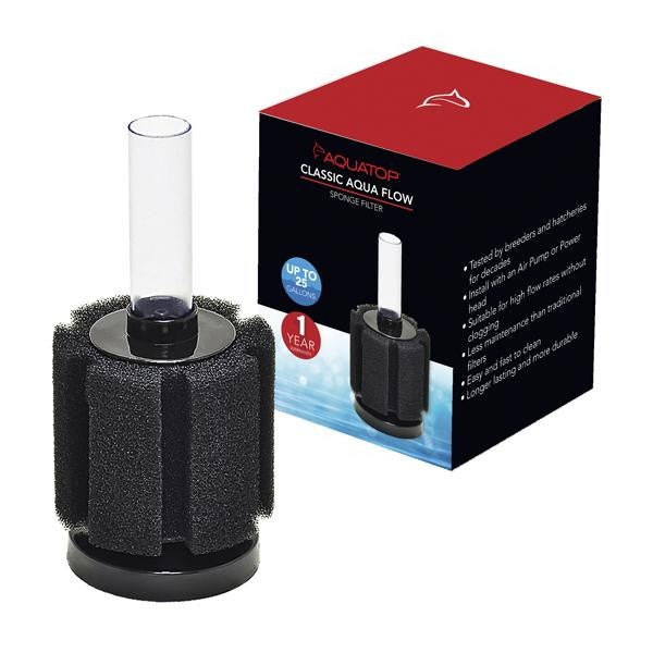 25 gallon - 1 count Aquatop CAF Classic Aqua Flow Sponge Filter