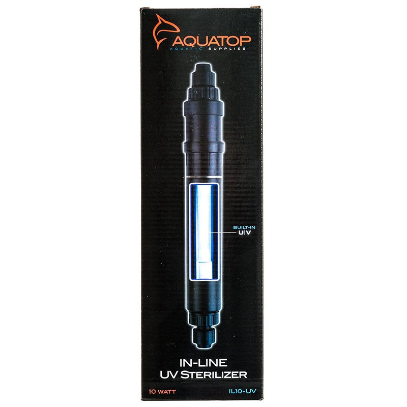 1 count Aquatop In-Line UV Sterilizer for Aquariums 10 Watt