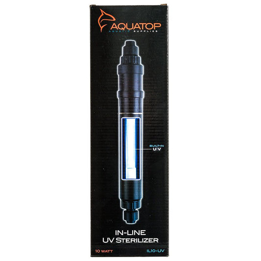 1 count Aquatop In-Line UV Sterilizer for Aquariums 10 Watt