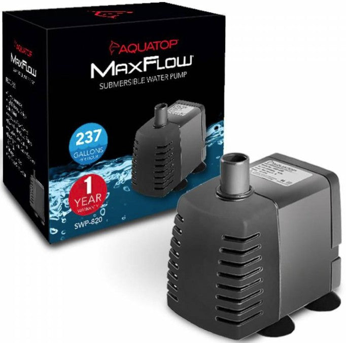 237 GPH Aquatop Max Flow Submersible Pump for Aquariums