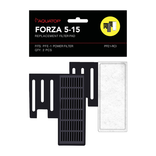 2 count Aquatop Forza 5-15 Replacement Filter Pad