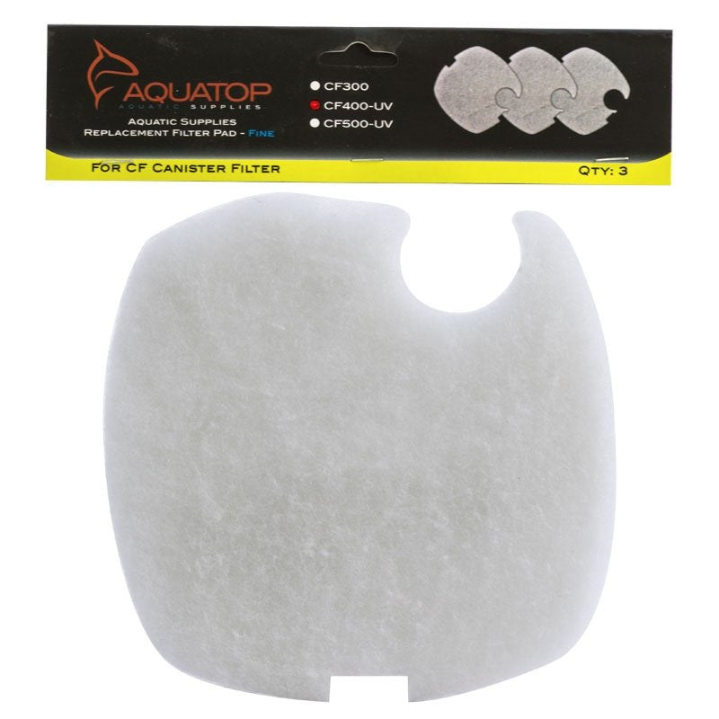 CF400-UV - 3 count Aquatop Replacement Filter Pad for CF Canister Filter Fine