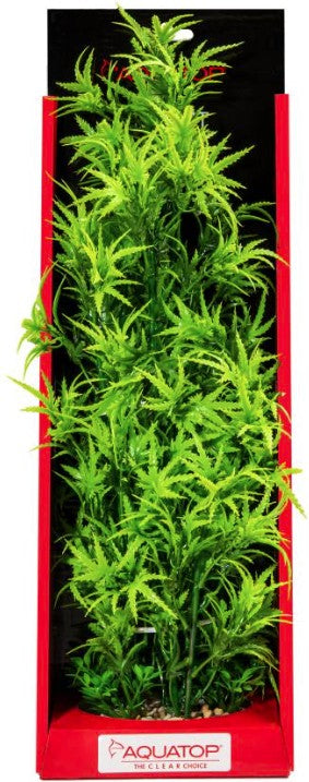 16" tall Aquatop Vibrant Garden Aquarium Plant Green