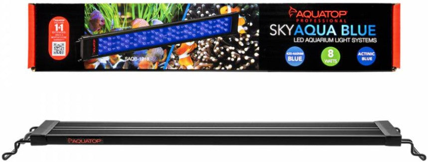 12-18" long Aquatop SkyAqua Actinic Blue LED Aquarium Light