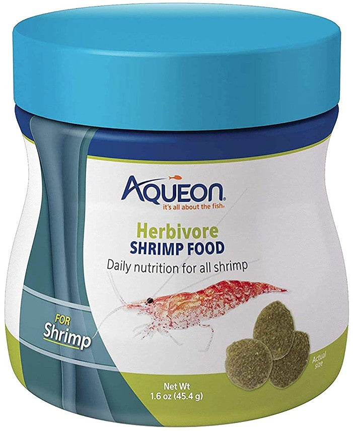 1.6 oz Aqueon Herbivore Shrimp Food