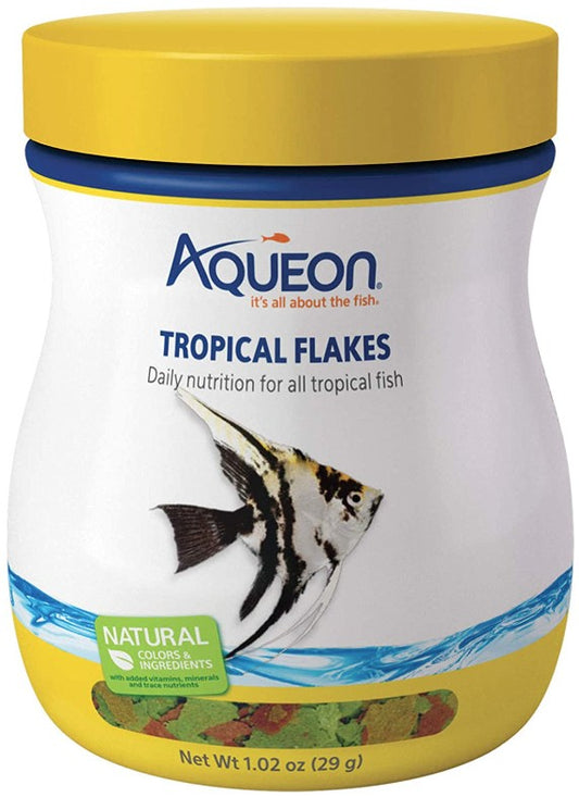 1.02 oz Aqueon Tropical Flakes Fish Food