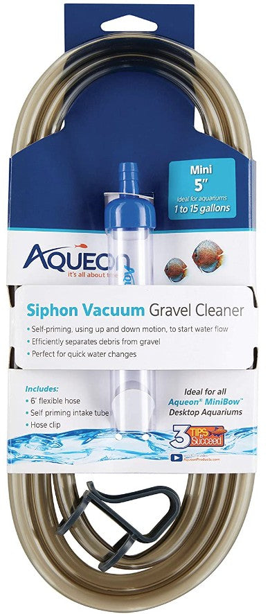 Mini - 5" long Aqueon Siphon Vacuum Gravel Cleaner