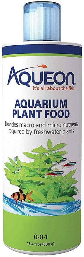 17.4 oz Aqueon Aquarium Plant Food Provides Macro and Micro Nutrients for Freshwater Plants