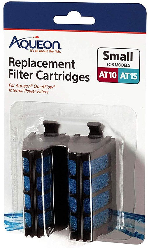 Small - 2 count Aqueon Replacement QuietFlow Internal Filter Cartridges