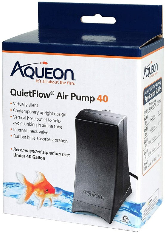 40 gallon Aqueon QuietFlow Air Pump for Aquariums