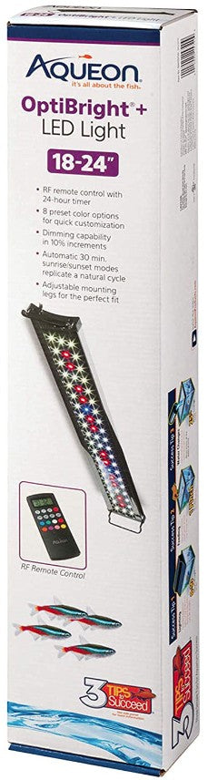 18-24" long Aqueon OptiBright Plus LED Aquarium Light Fixture