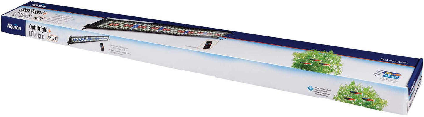 48-54" long Aqueon OptiBright Plus LED Aquarium Light Fixture