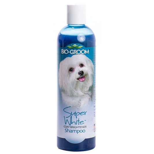 12 oz Bio Groom Super White Coat Brightener Shampoo