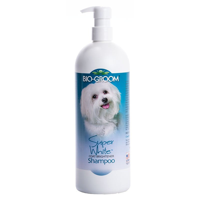 32 oz Bio Groom Super White Coat Brightener Shampoo