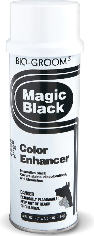 8 oz Bio Groom Magic Black Color Enhancing Dry Shampoo