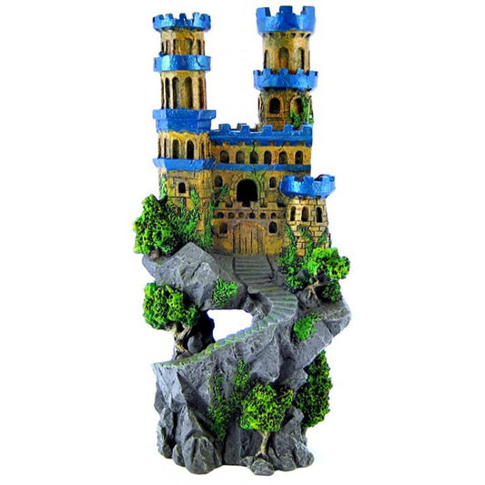 1 count Blue Ribbon Exotic Environments Medieval Castle Aquarium Ornament