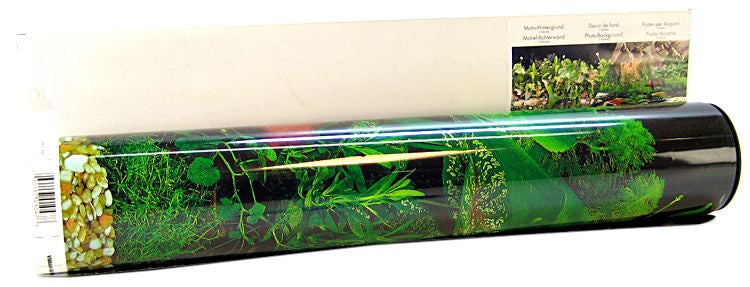 1 count Blue Ribbon Freshwater Black/Tropical Freshwater Double Sided Aquarium Background